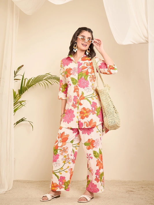 women-cotton-floral-hi-low-co-ord-set