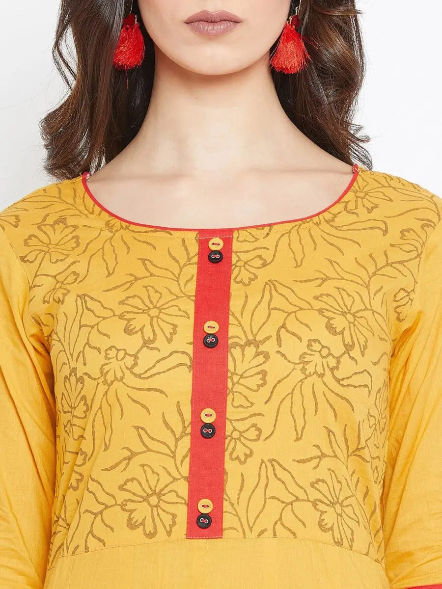 winered-yellow-anarkali-cotton-printed-kurta
