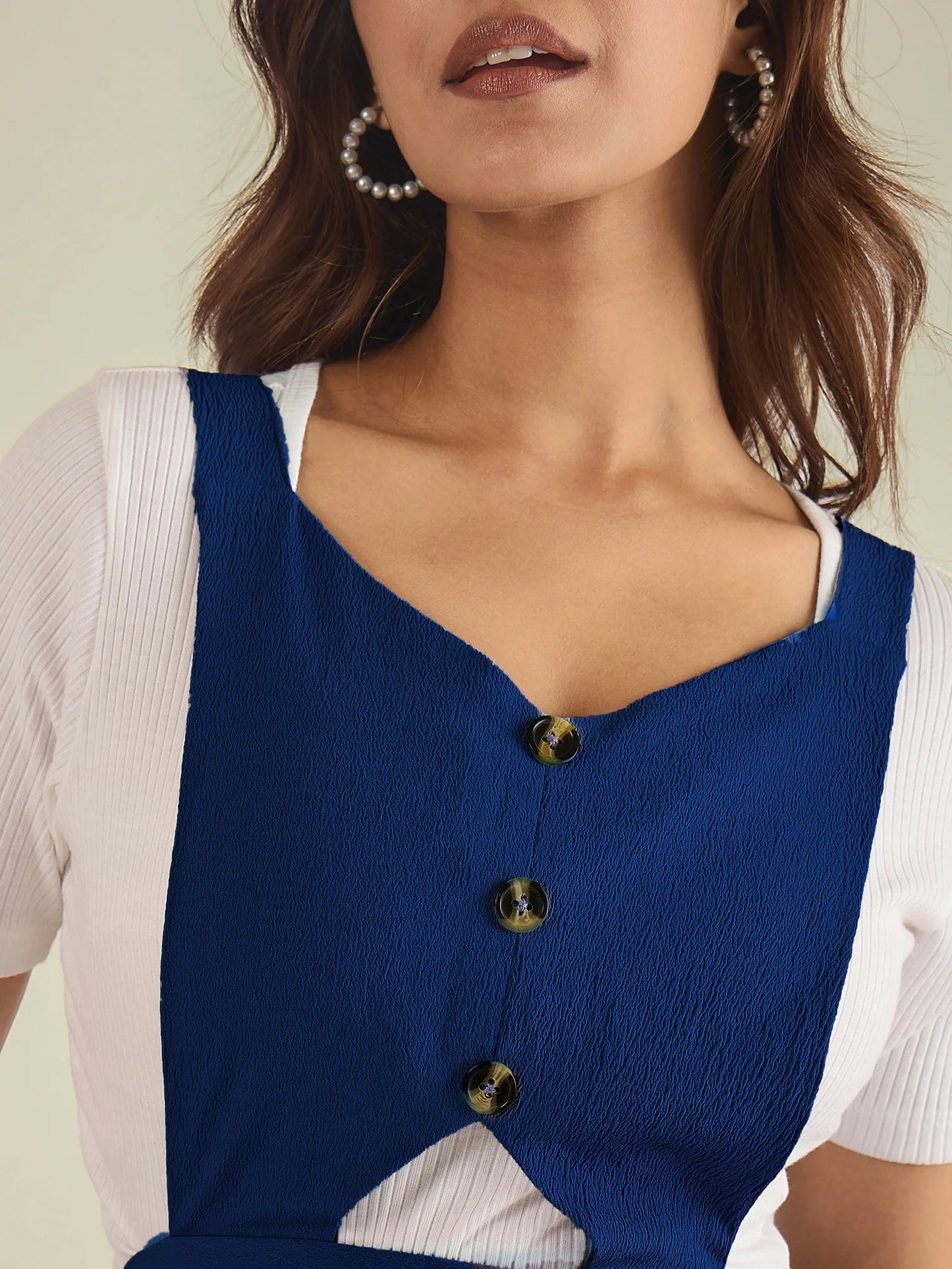 winered-women-blue-pinafore-flared-dress