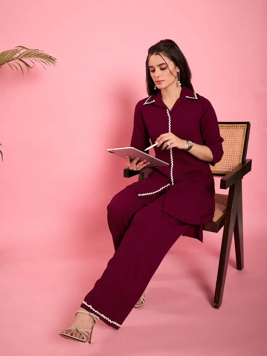 winered-women-purple-lace-detailing-hi-low-co-ord-set