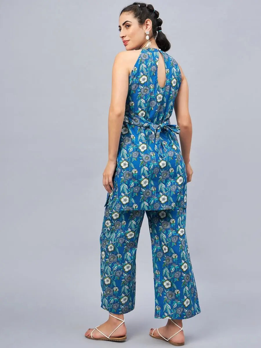 winered-woman-blue-co-ord-set-for-women-with-lace-co-ord-set