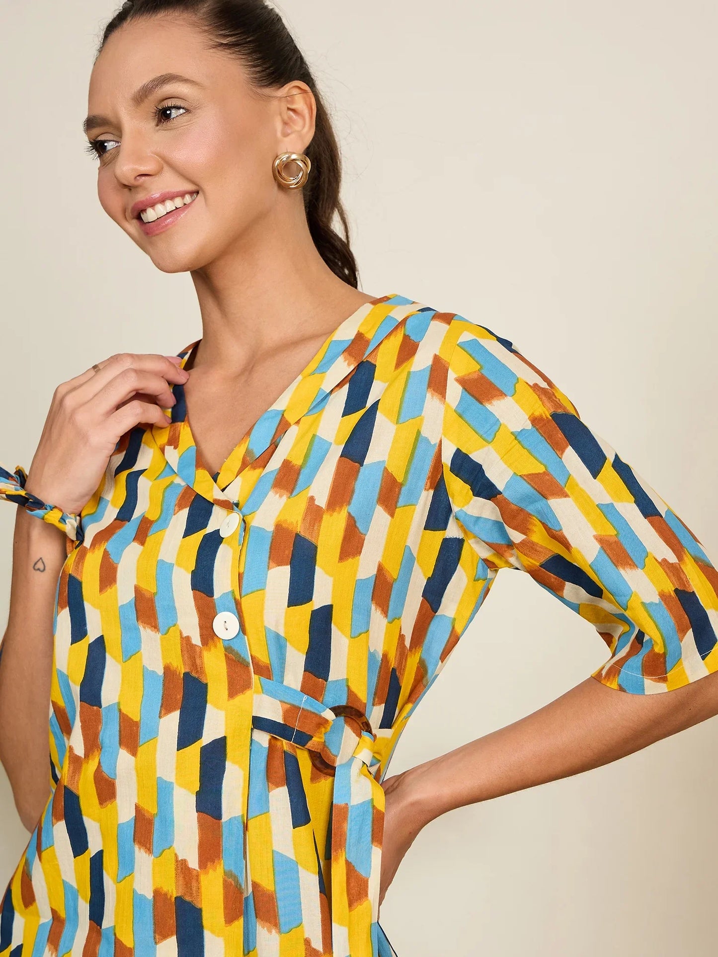 winered-abstract-print-women-blazer-style-co-ord-set