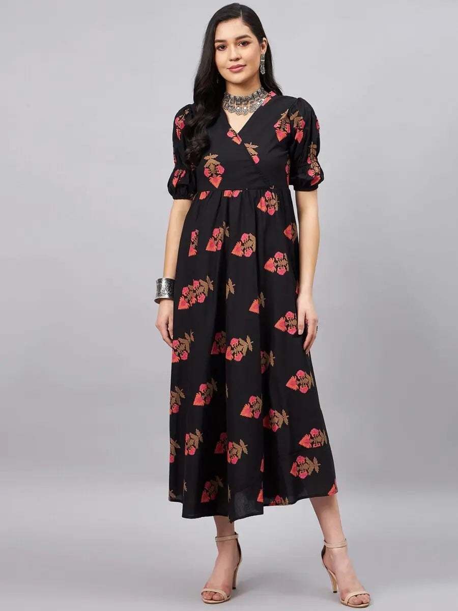 winered-women-black-ethenic-motif-printed-a-line-dress