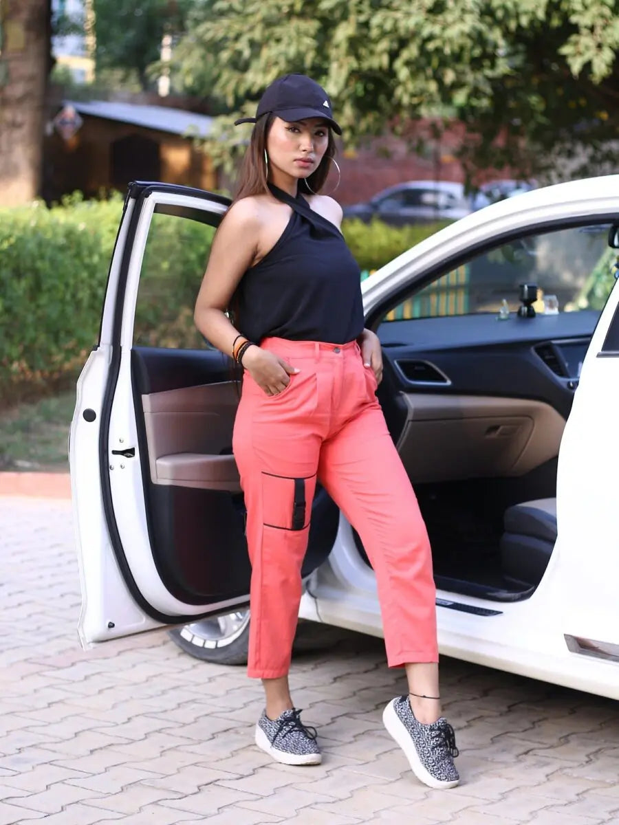 winered-black-halter-neck-top