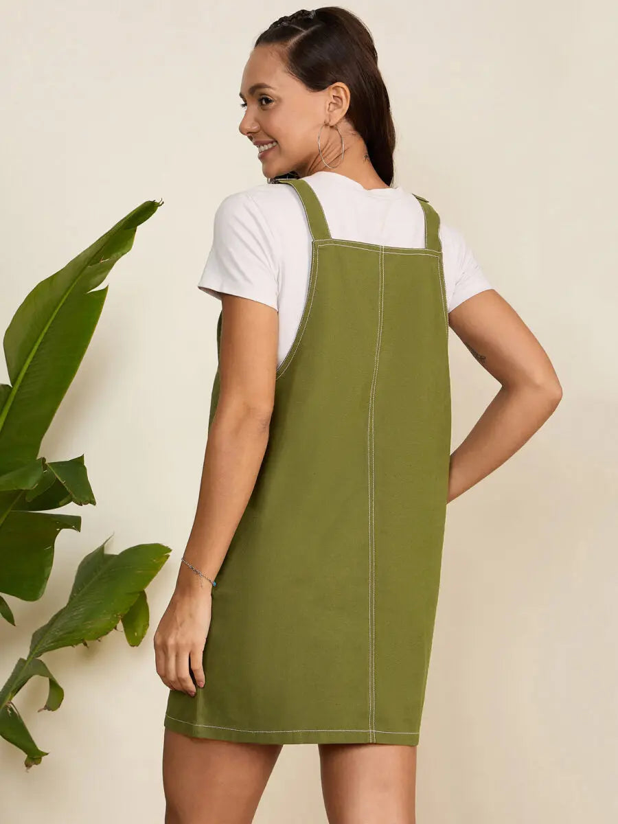 winered-wowen-olive-pinafore-dress