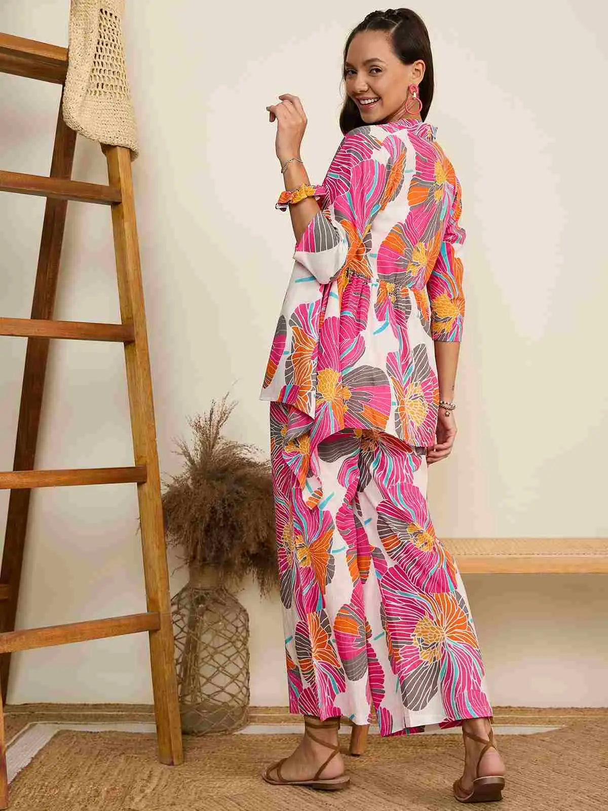 pink-floral-print-stitched-shrug-3-piece-co-ord-set-for-women