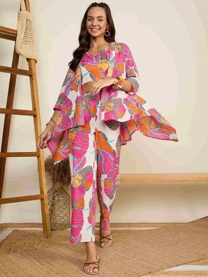 pink-floral-print-stitched-shrug-3-piece-co-ord-set-for-women