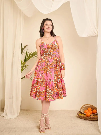 botanical-floral-lace-strap-tiered-dress-xs