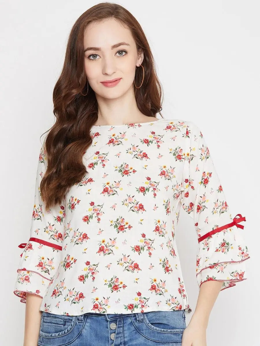 winered-white-floral-print-rayon-regular-top