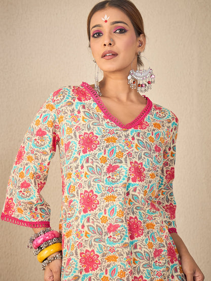 women-multicolor-floral-printed-cotton-co-ord-set