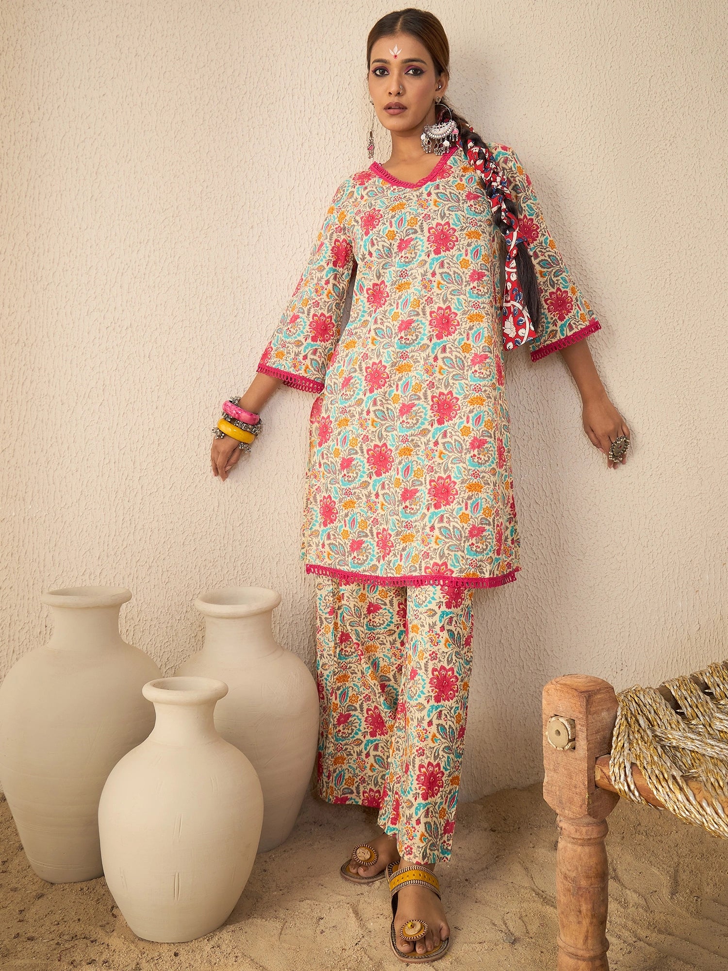 women-multicolor-floral-printed-cotton-co-ord-set