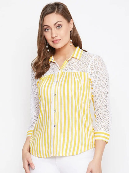 winered-yellow-striped-rayon-shirt-style-top