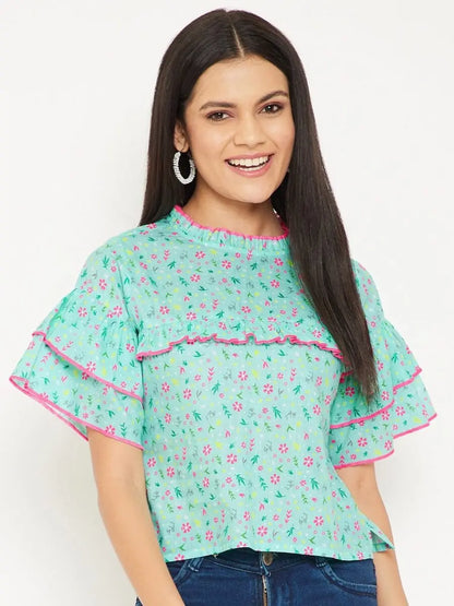 winered-green-printed-cotton-boxy-top