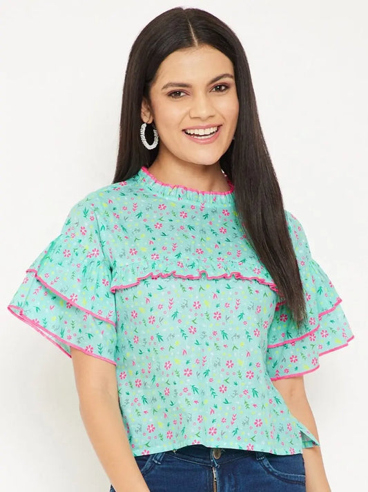 winered-green-printed-cotton-boxy-top