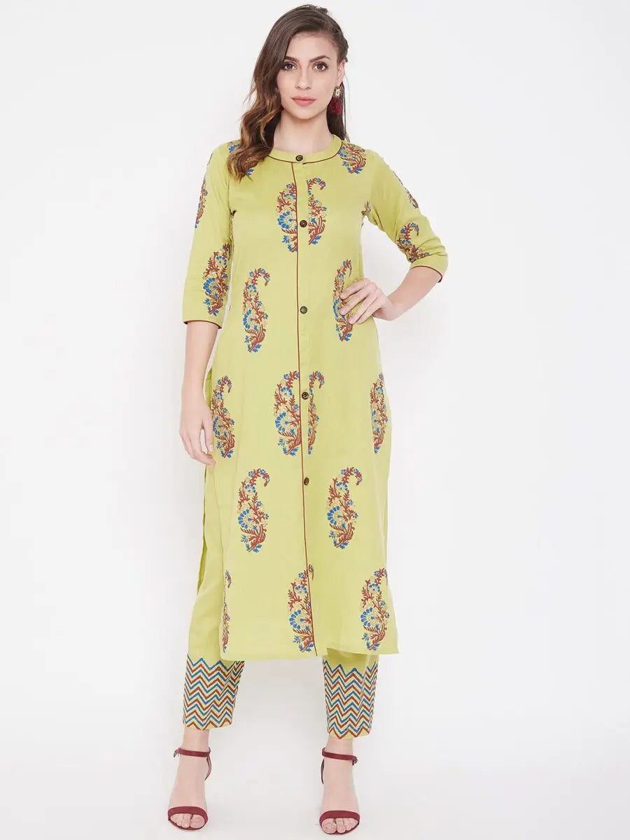 winered-cream-straight-cotton-printed-kurta-and-pant-set