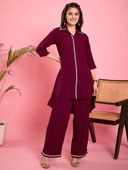 winered-women-purple-lace-detailing-hi-low-co-ord-set