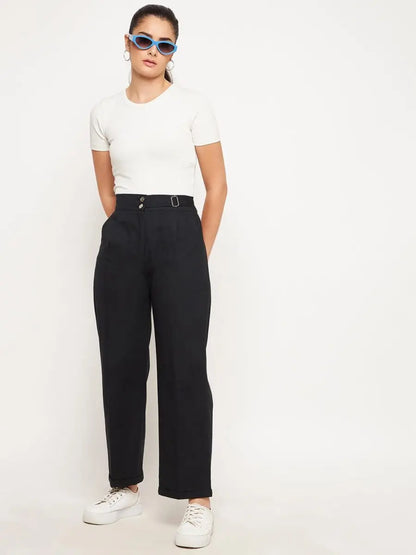 winered-black-trouser-with-buckle