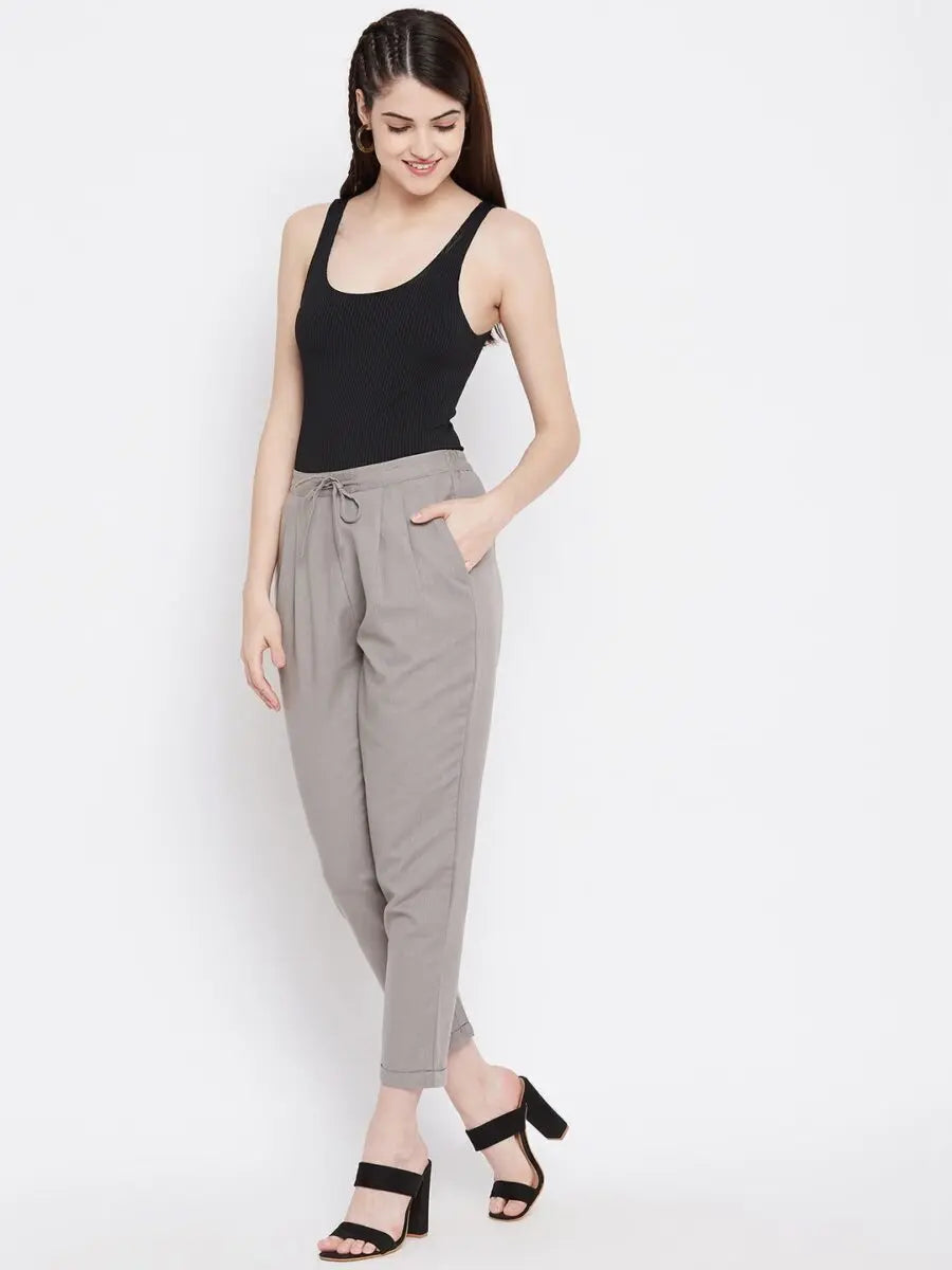 winered-grey-regular-fit-cotton-solid-trouser