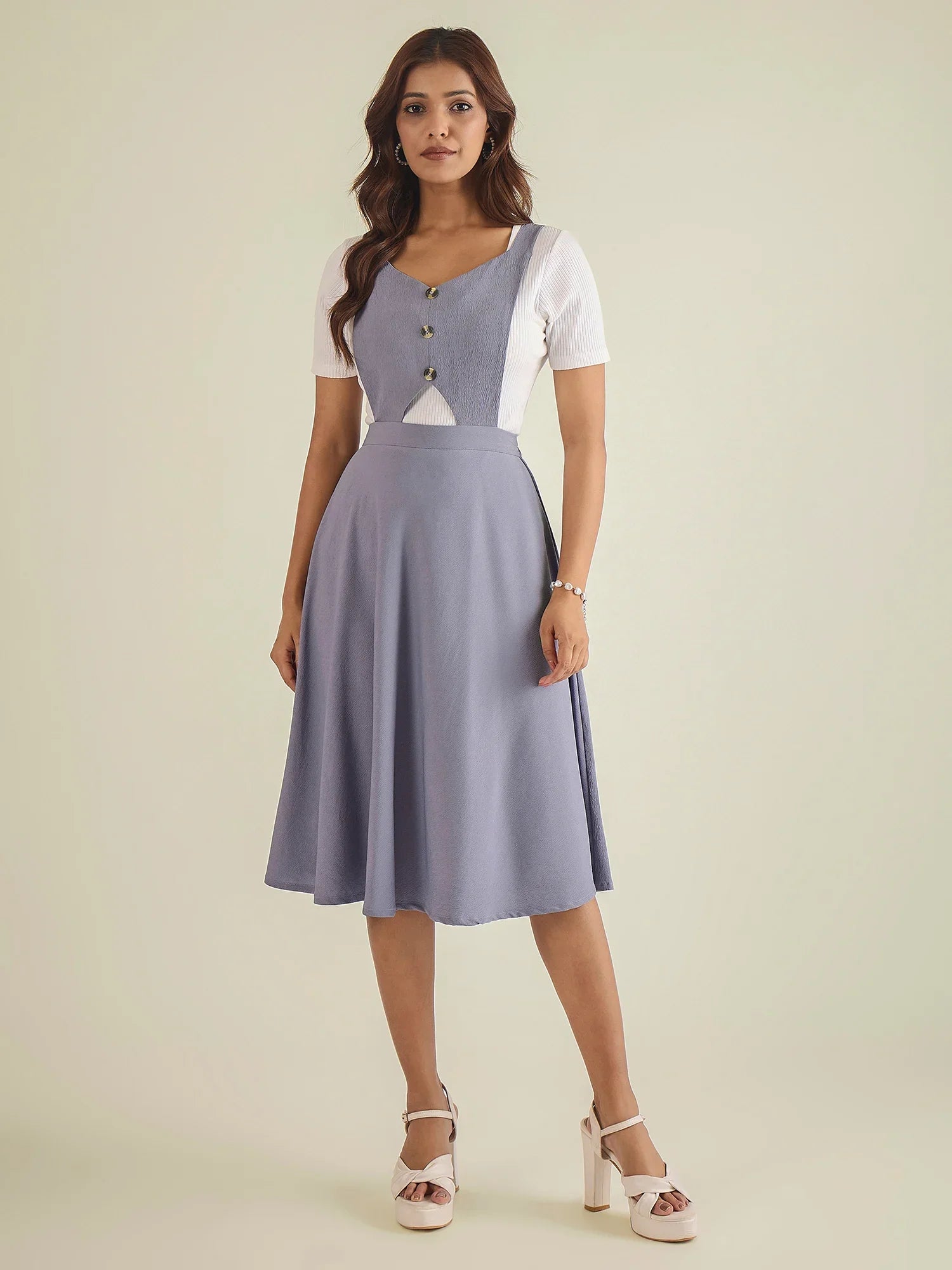 winered-women-lavender-pinafore-flared-dress