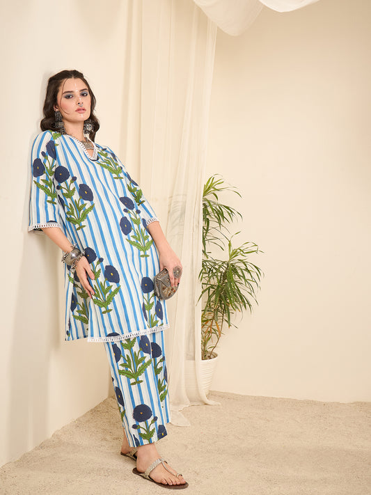 women-white-striped-floral-printed-cotton-co-ord-set