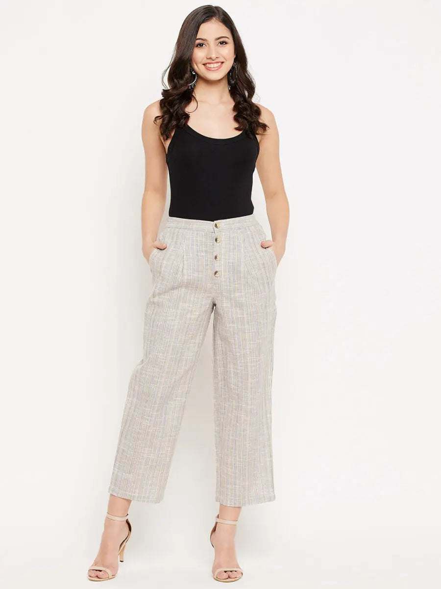 winered-women-multi-colour-striped-trouser