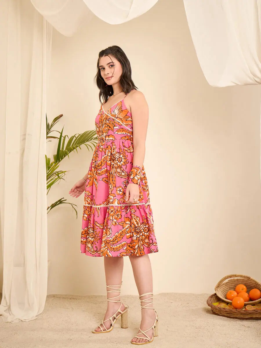 botanical-floral-lace-strap-tiered-dress-xs