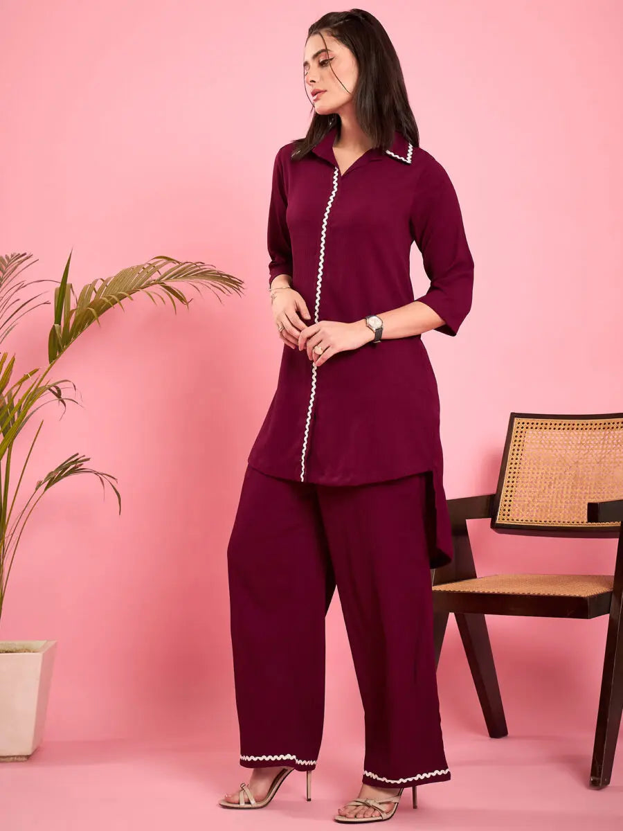 winered-women-purple-lace-detailing-hi-low-co-ord-set