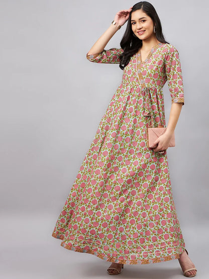 winered-woman-floral-angrakha-dress-with-border