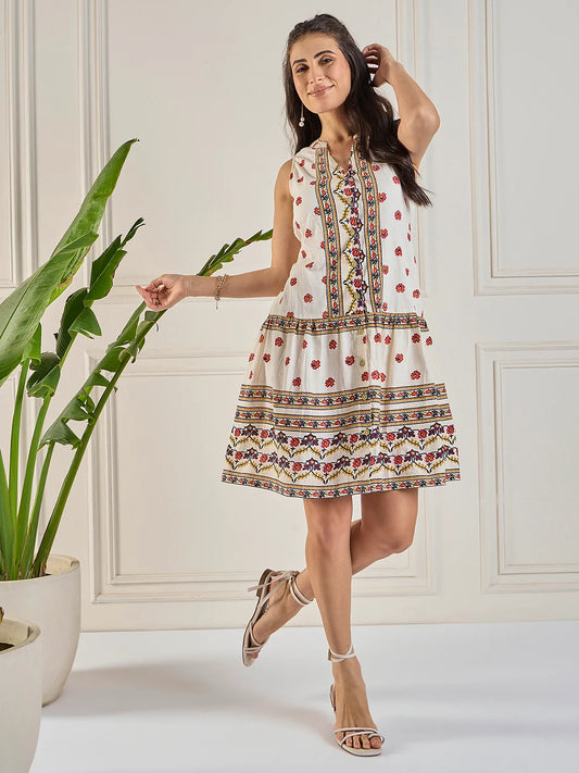 winered-women-off-white-bordered-dress