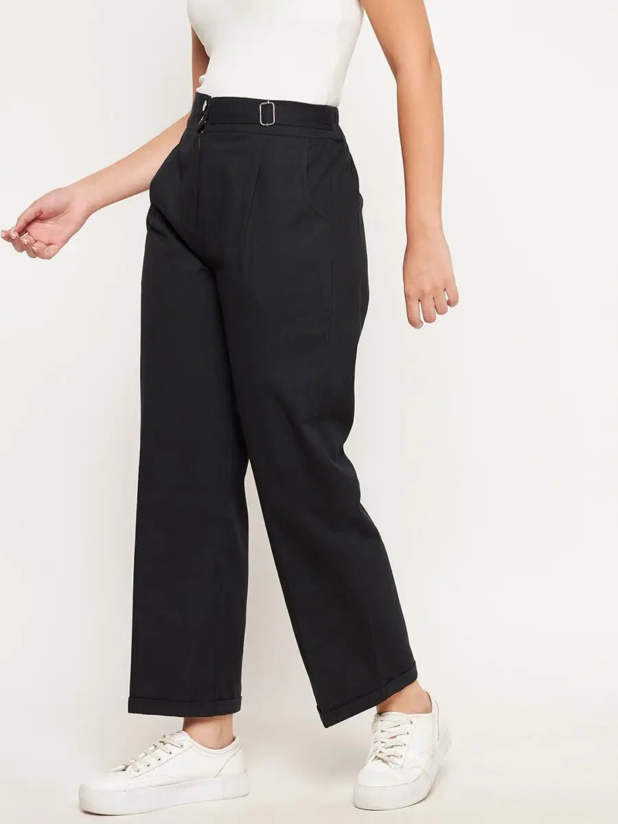 winered-black-trouser-with-buckle