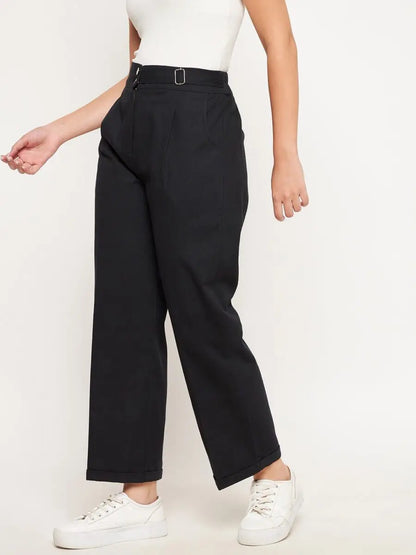 winered-black-trouser-with-buckle