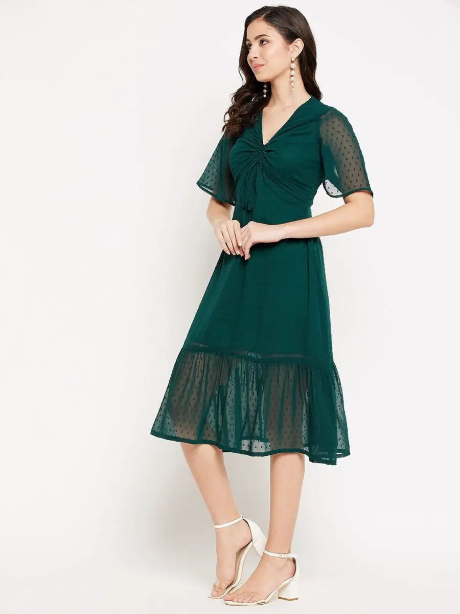winered-winered-green-casual-wear-a-line-dress