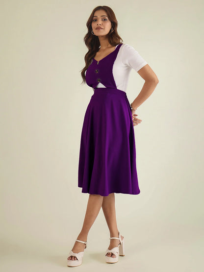 winered-women-purple-pinafore-flared-dress