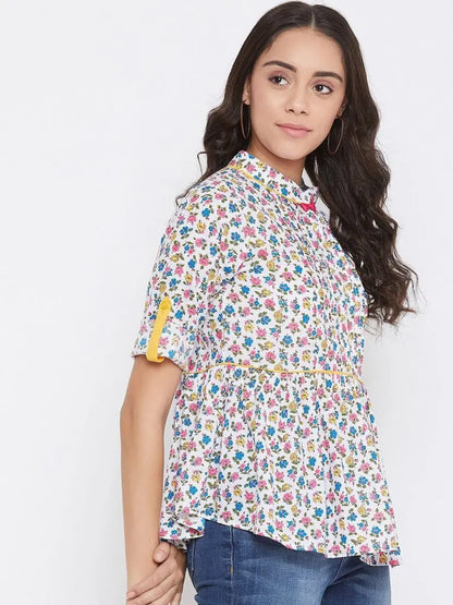 winered-white-floral-print-cotton-regular-top