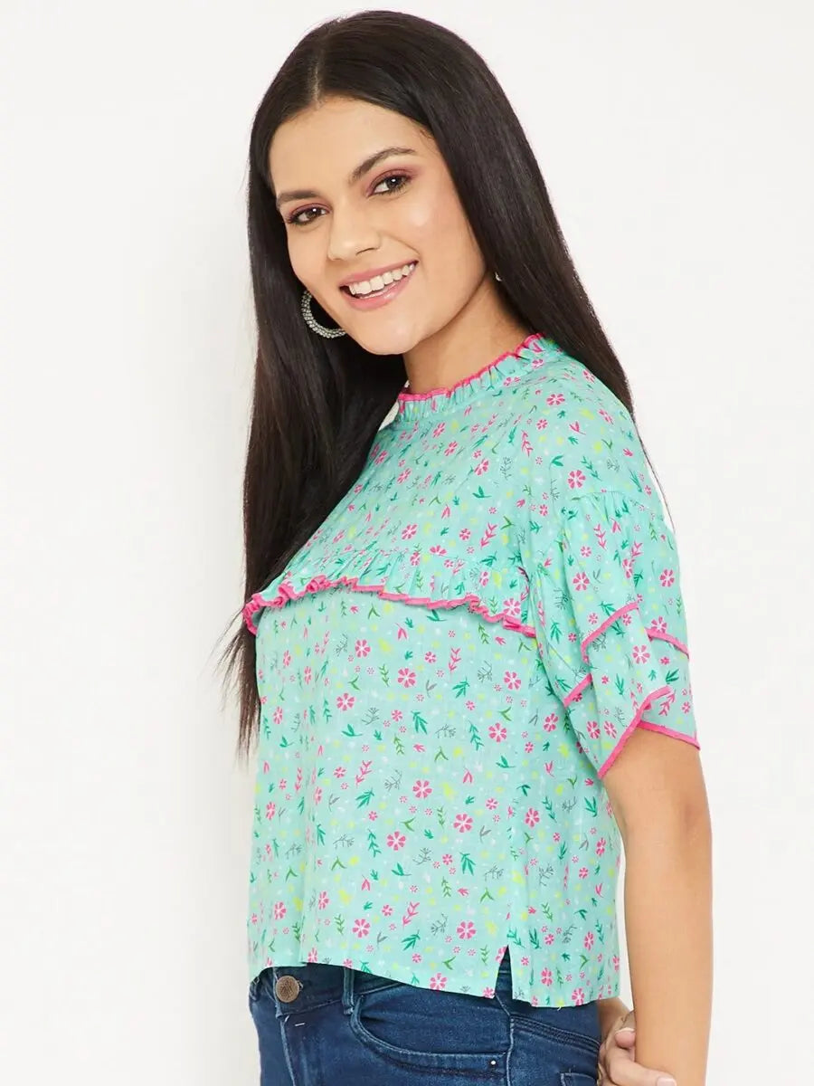 winered-green-printed-cotton-boxy-top