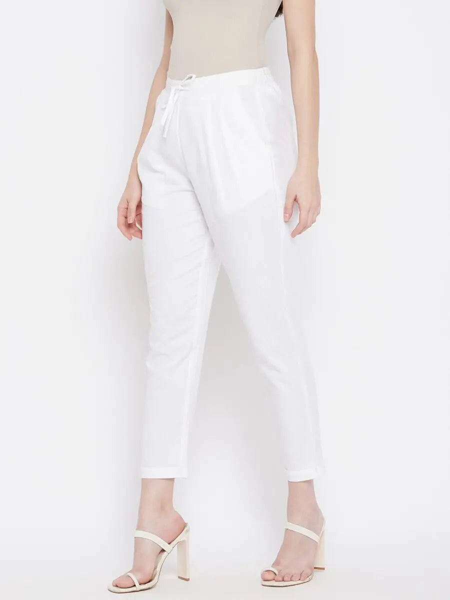 winered-white-regular-fit-cotton-solid-casual-trouser