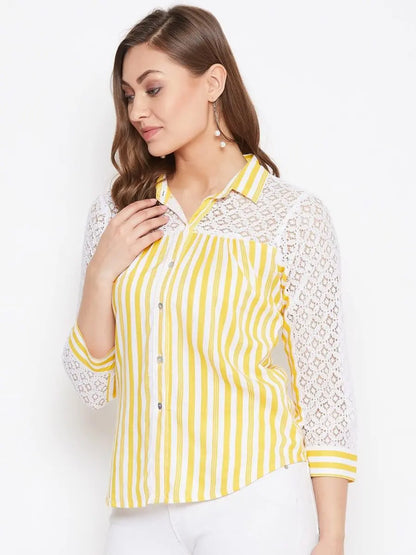 winered-yellow-striped-rayon-shirt-style-top
