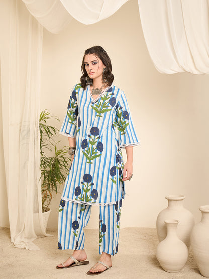 women-white-striped-floral-printed-cotton-co-ord-set