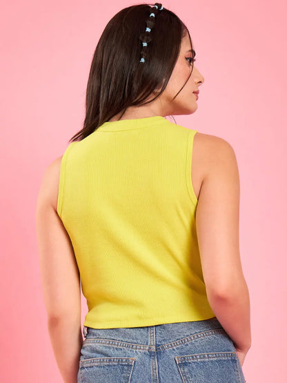 lime-cut-out-high-neck-crop-top