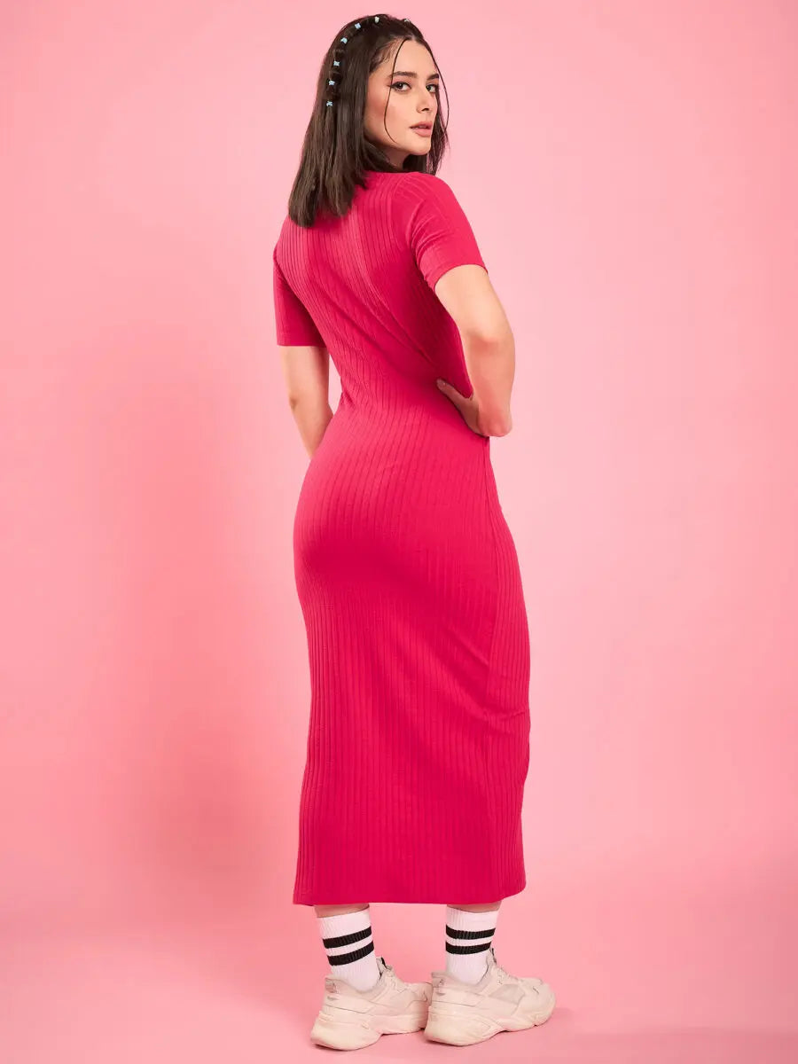 winered-women-pink-collared-bodycon-dress