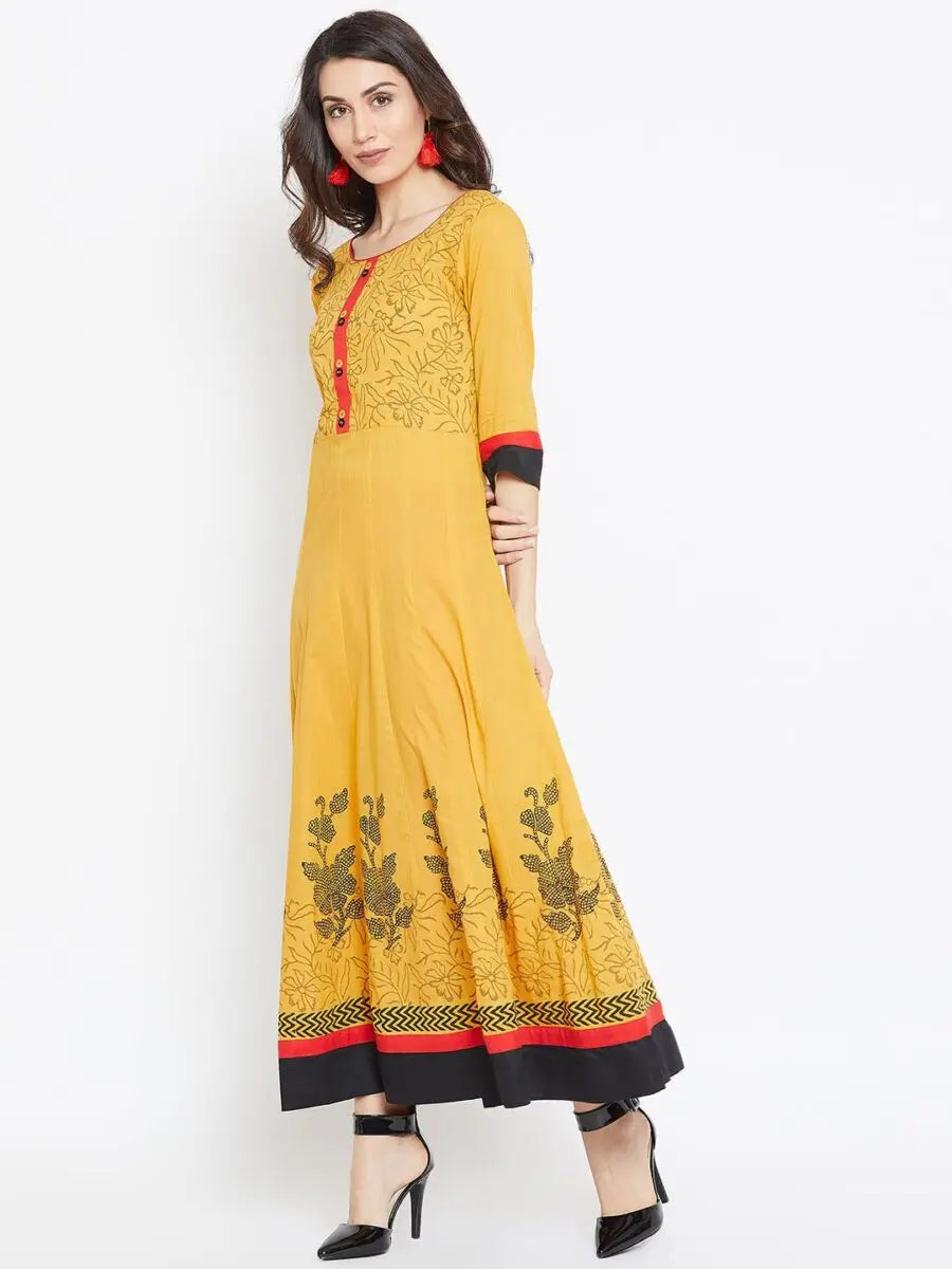 winered-yellow-anarkali-cotton-printed-kurta