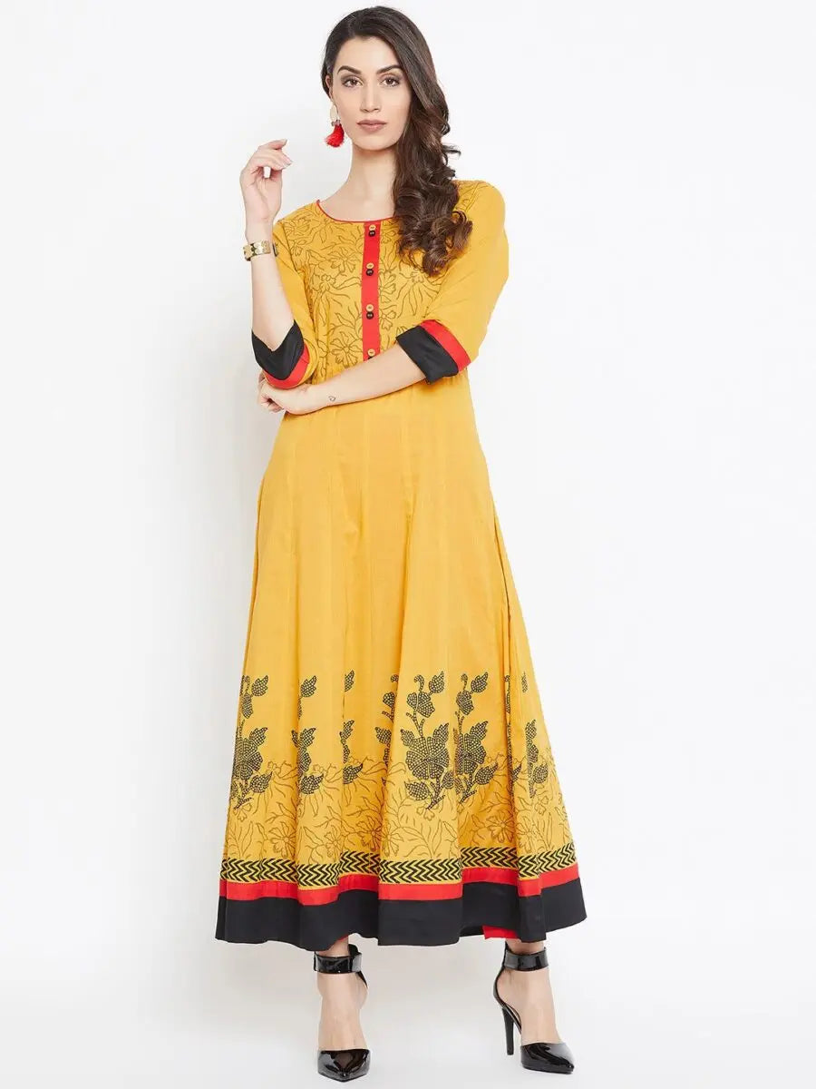 winered-yellow-anarkali-cotton-printed-kurta