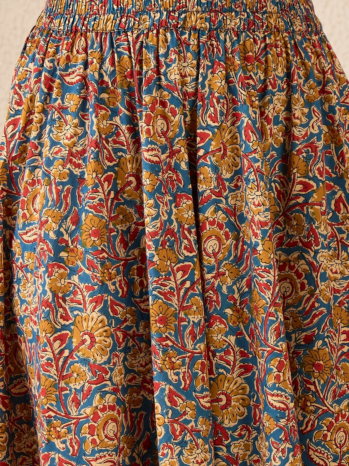 Women Printed Cotton Maxi Skirt