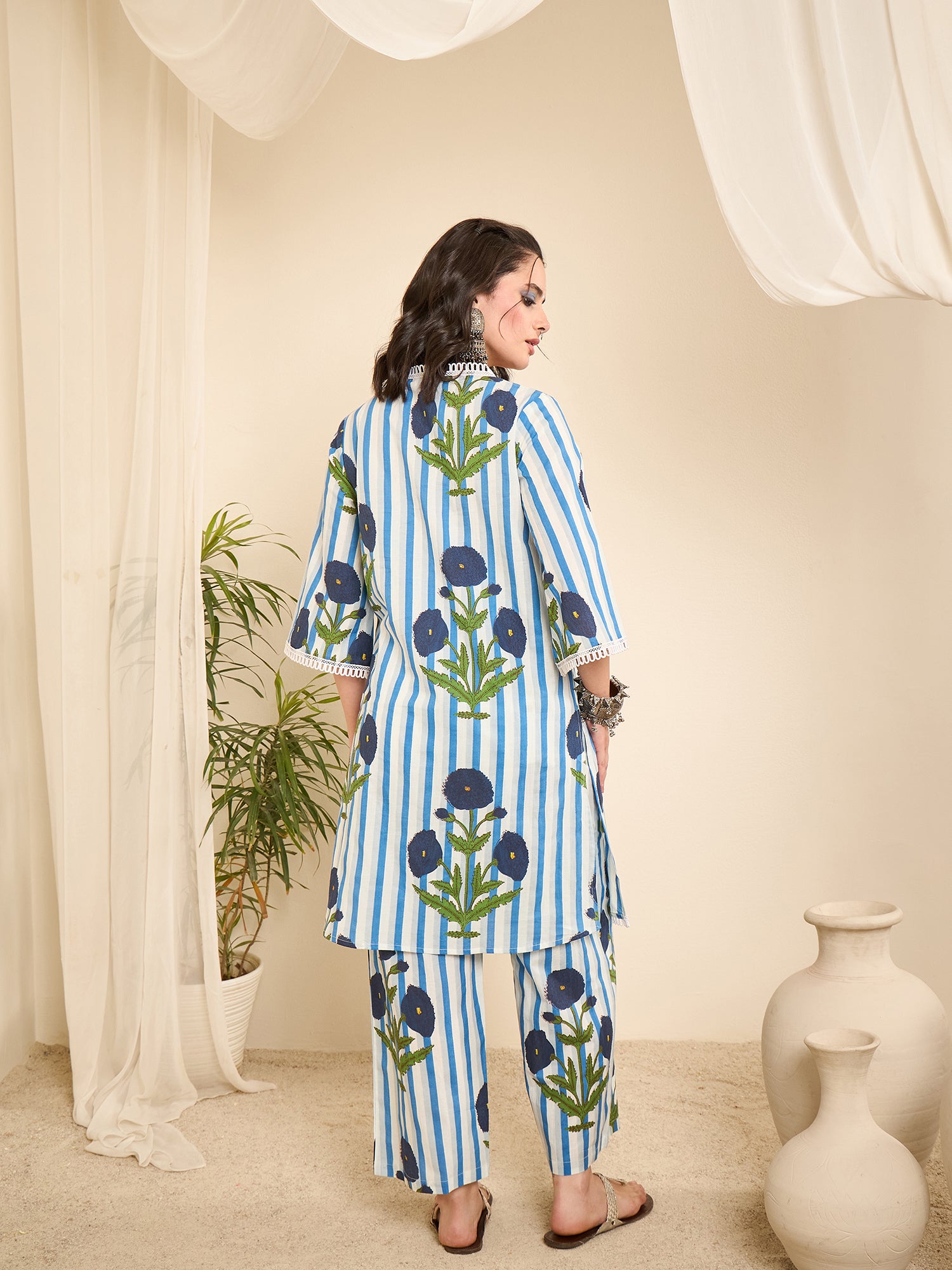 women-white-striped-floral-printed-cotton-co-ord-set