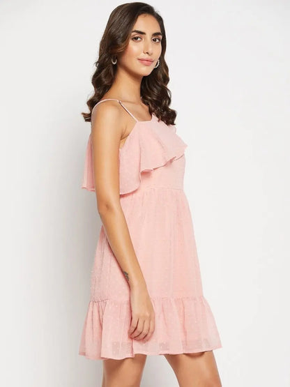 winered-winered-pink-casual-wear-tiered-dress