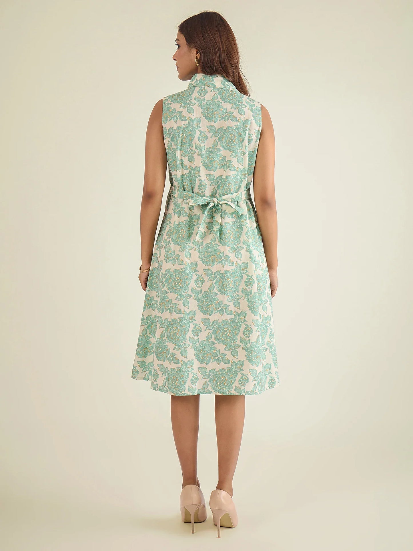 women-off-white-cotton-floral-print-shirt-dress