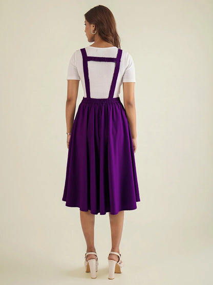 winered-women-purple-pinafore-flared-dress