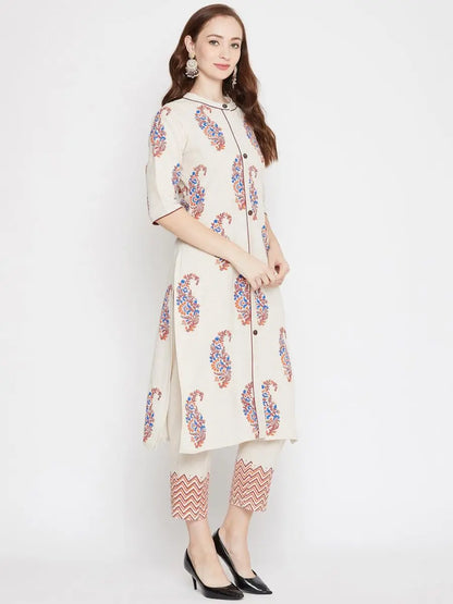 winered-off-white-straight-cotton-printed-kurta-and-pant-set