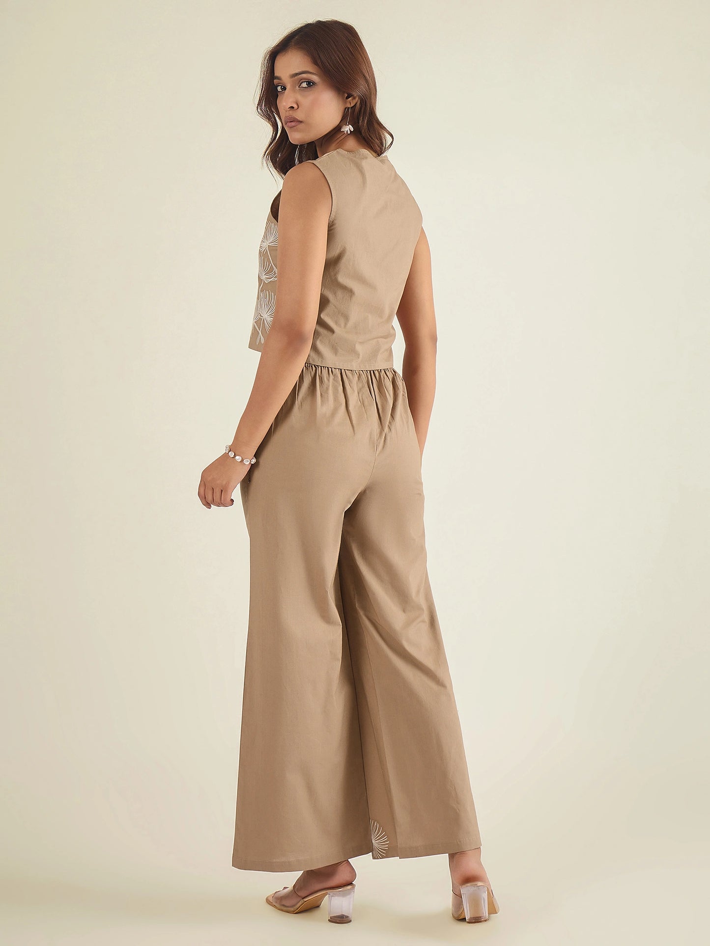 Brown Cotton co-ord set