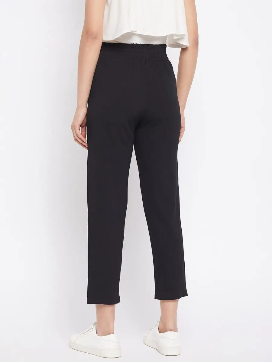 winered-black-regular-fit-polyester-solid-trouser